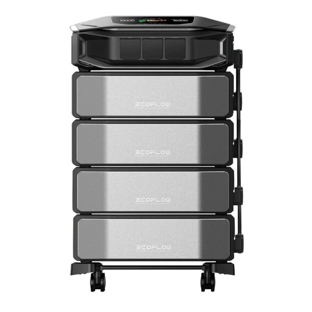 EcoFlow DELTA Pro Ultra X Inverter + Qty 4 Batteries Whole Home Backup