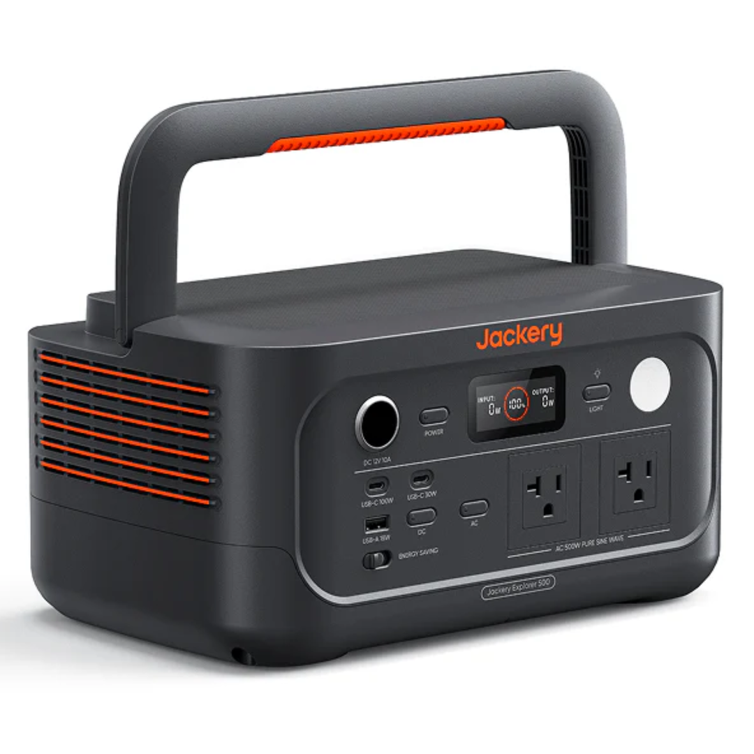 Jackery Explorer E500 V2 512Wh Portable Power Station Peak + 100W Solar Panel