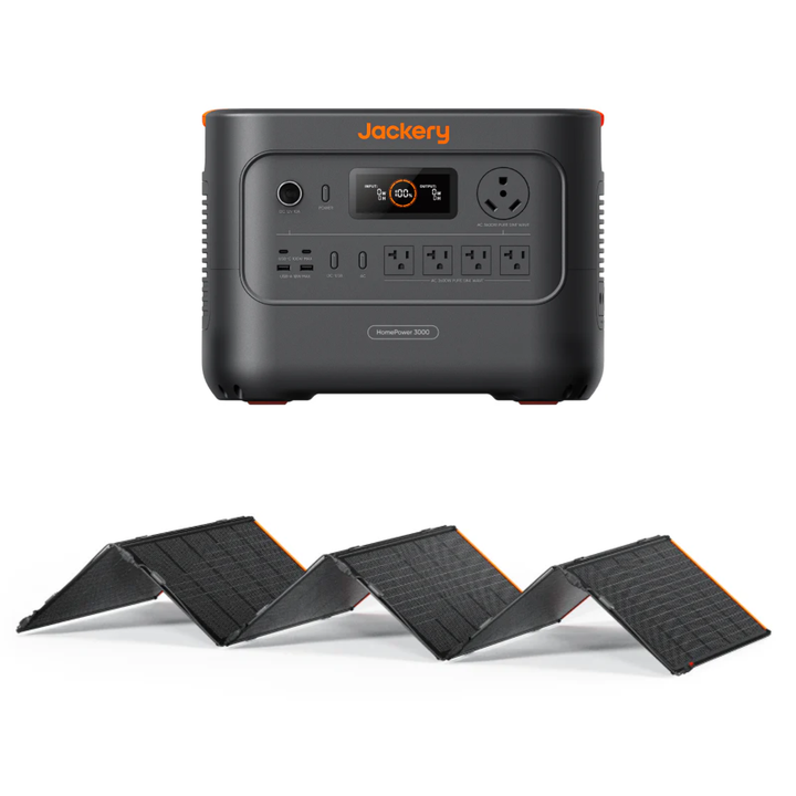 Jackery Explorer HP3000 3072Wh Portable Power Station + 500W Solar Panel