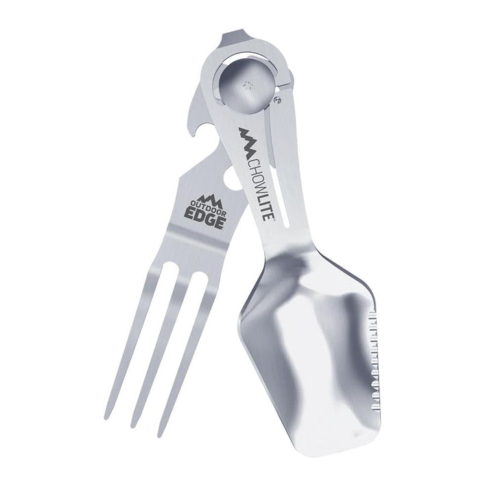 Outdoor Edge ChowLite Compact Folding Camp Utensil Stainless Steel Lightweight