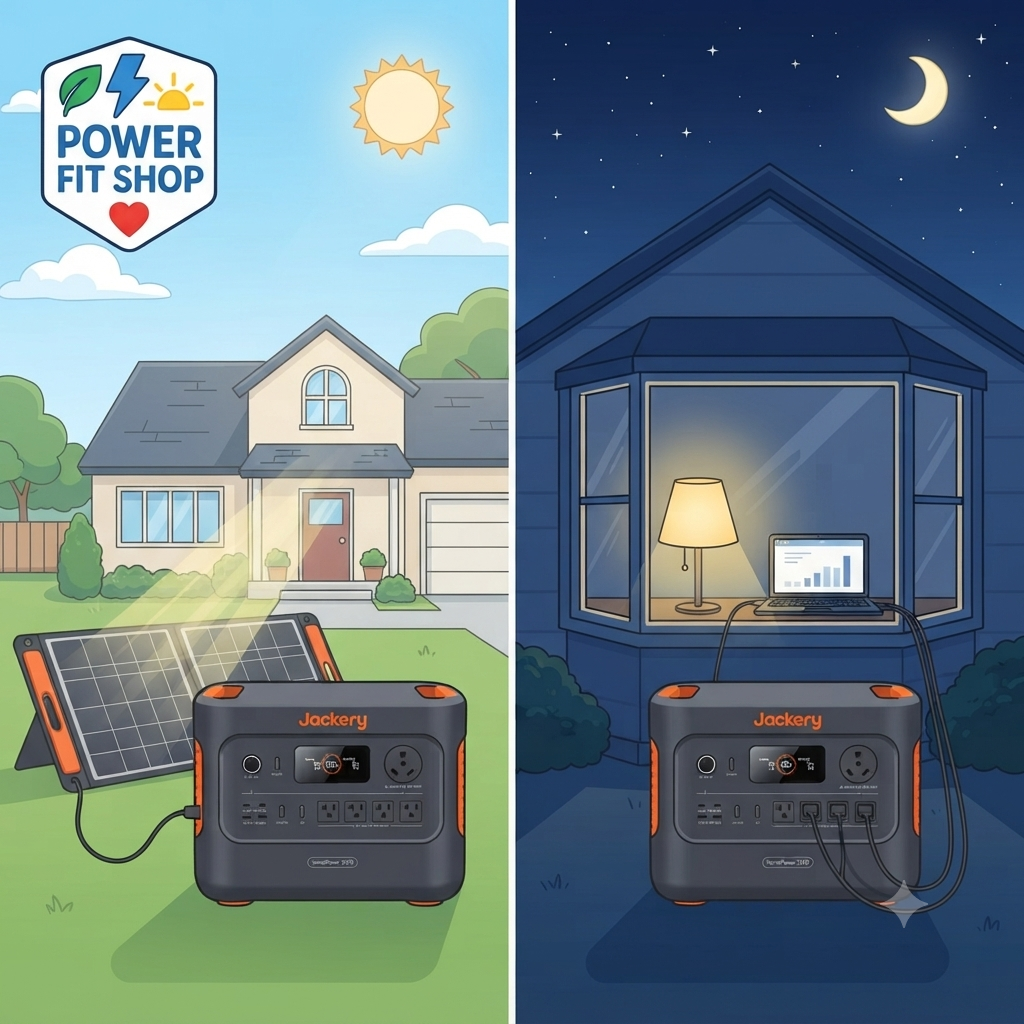 Jackery HomePower 3000 with 2 SolarSaga 200W Panels Off-Grid, RV, Home Backup