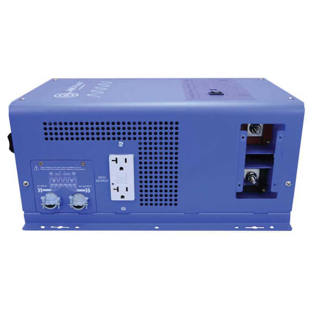 AIMS Power 2000W Pure Sine Inverter 12VDC UL458 Smart Battery Charger