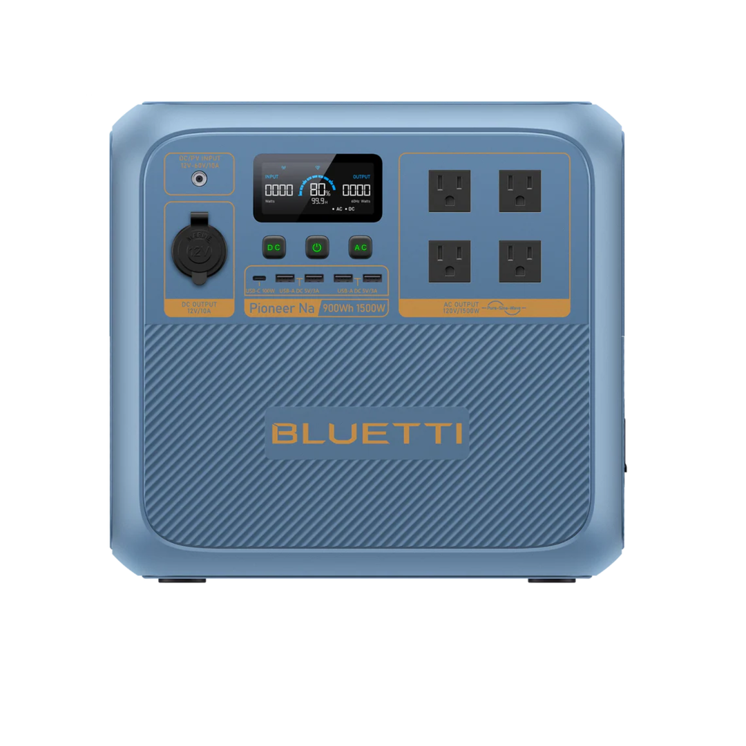 Bluetti Pioneer Na 1500W Cold-Proof Sodium Portable Power Station 900Wh - POWER FIT SHOP — Powering Preparedness, Health &amp; Home