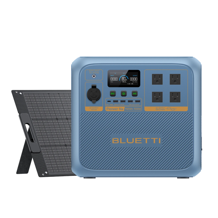 BLUETTI Pioneer Na Solar Ready Power Station + QTY 1 OF 100W Solar Panel
