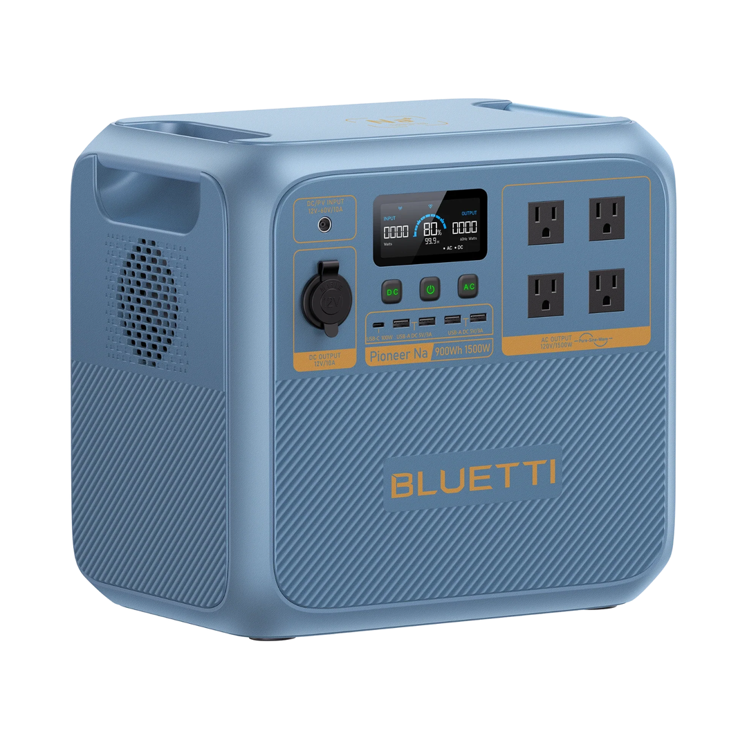 BLUETTI Pioneer Na Solar Ready Power Station + QTY 2 OF 200W Solar Panels
