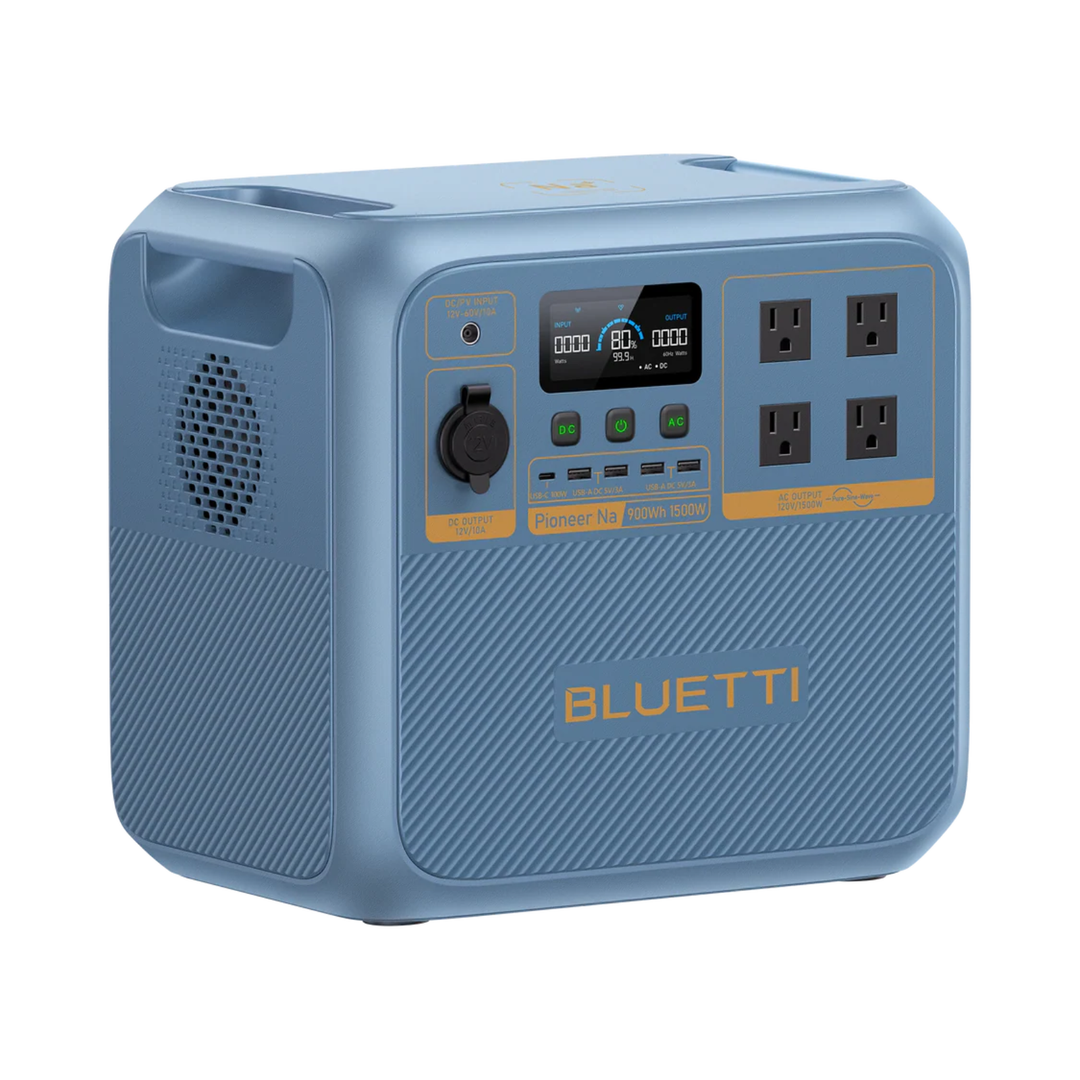 Bluetti Pioneer Na 1500W Cold-Proof Sodium Portable Power Station 900Wh - POWER FIT SHOP — Powering Preparedness, Health &amp; Home