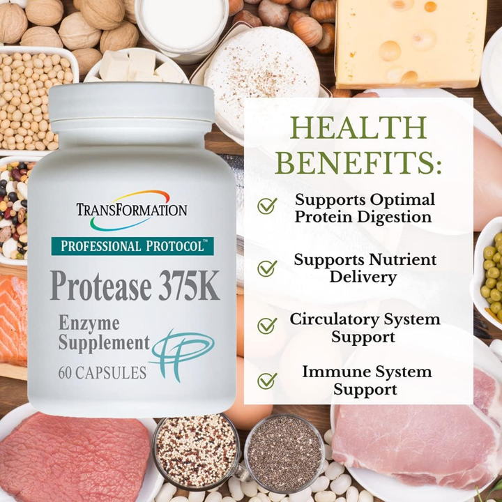 Transformation Enzymes Protease 375K Systemic Balance 60 Capsules