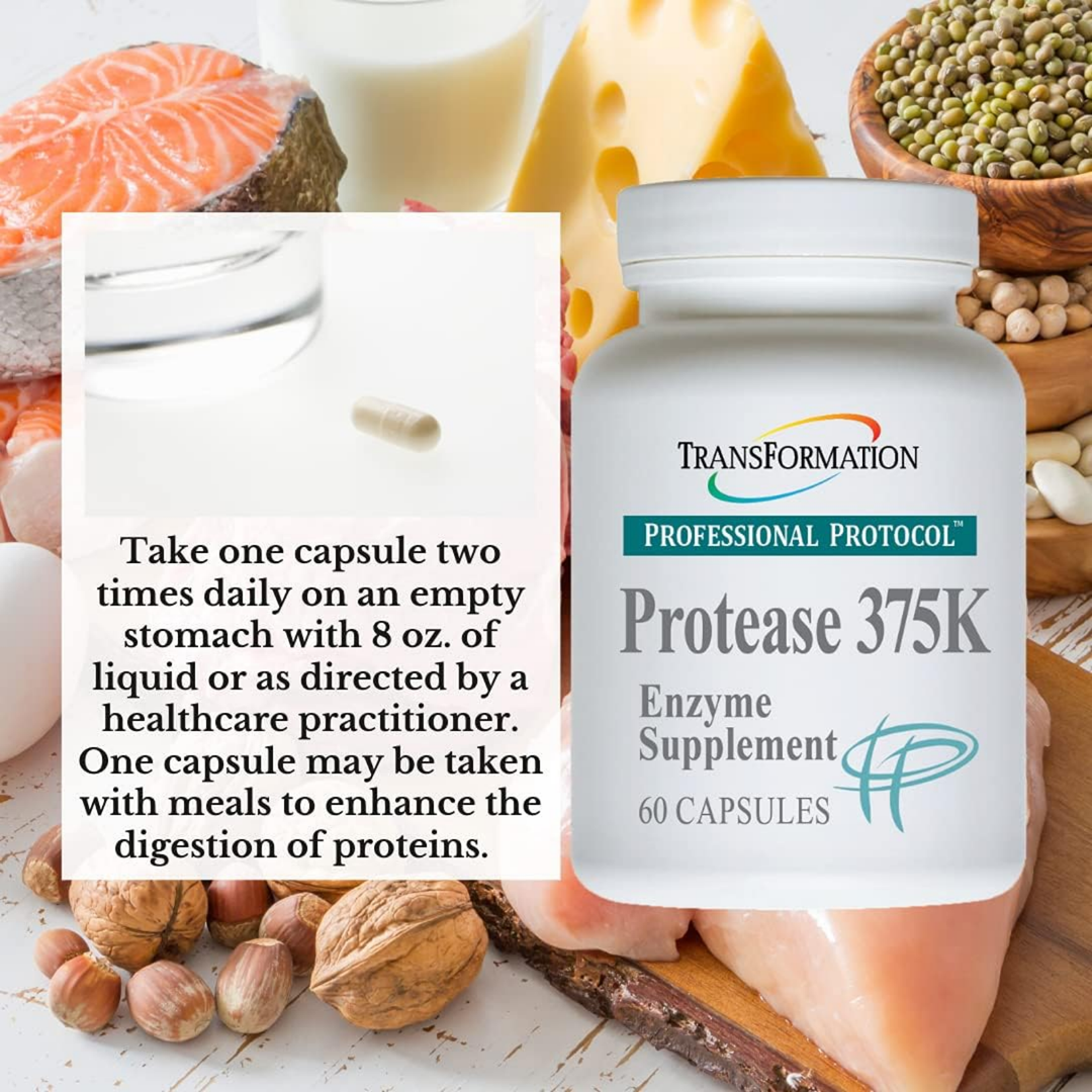 Transformation Enzymes Protease 375K Systemic Balance 60 Capsules