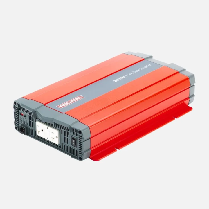 Redarc 2000W Pure Sine Wave Inverter Reliable Off-Grid Power GFCI AC Outlet