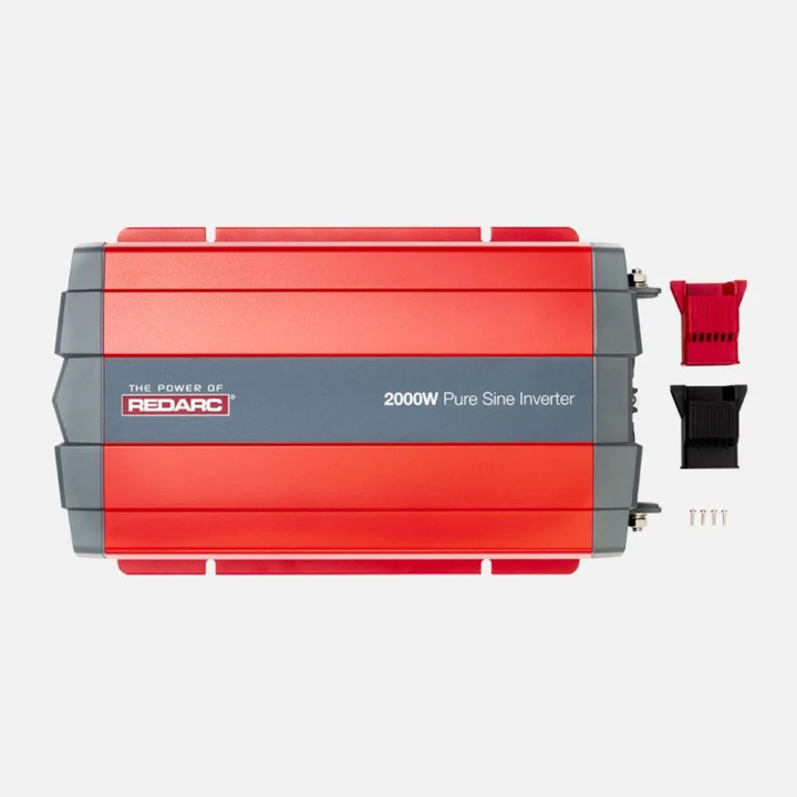 Redarc 2000W Pure Sine Wave Inverter Reliable Off-Grid Power GFCI AC Outlet
