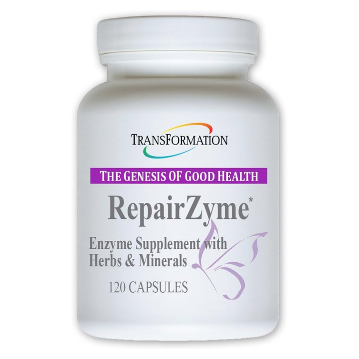 Transformation Enzymes RepairZyme Digestive &amp; Wellness Support 120 Capsules
