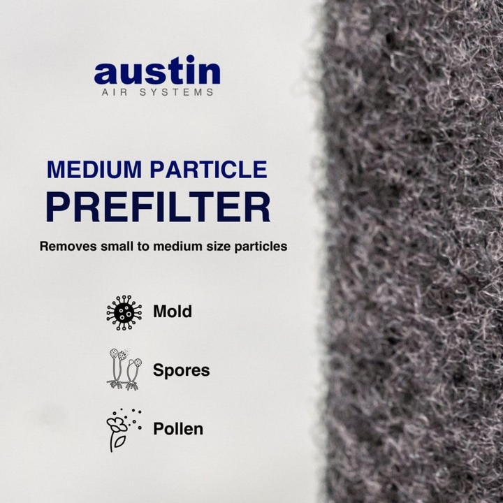 Austin Air Replacement Filter For Allergy Machine HEGA Standard White