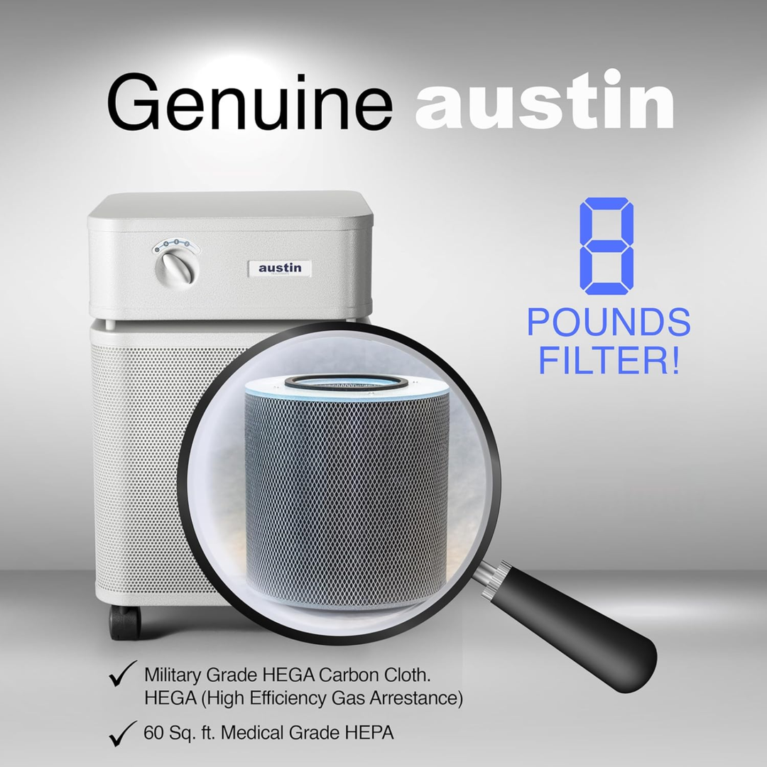 Austin Air Replacement Filter For Allergy Machine HEGA Standard White