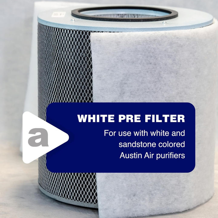 Austin Air Replacement Filter For Allergy Machine HEGA Standard White
