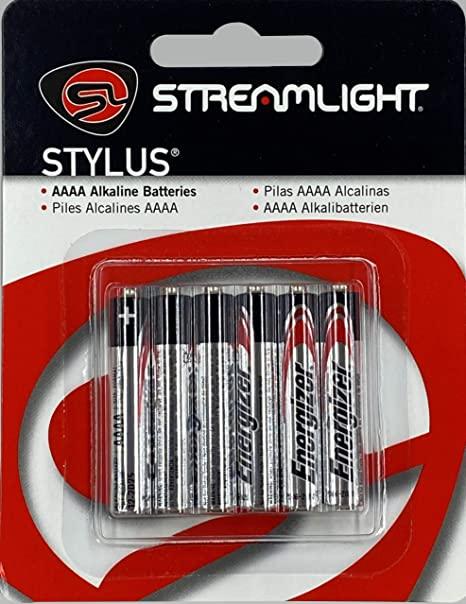 Streamlight AAAA Batteries For Stylus 6 Pack Reliable Long Lasting Power Supply