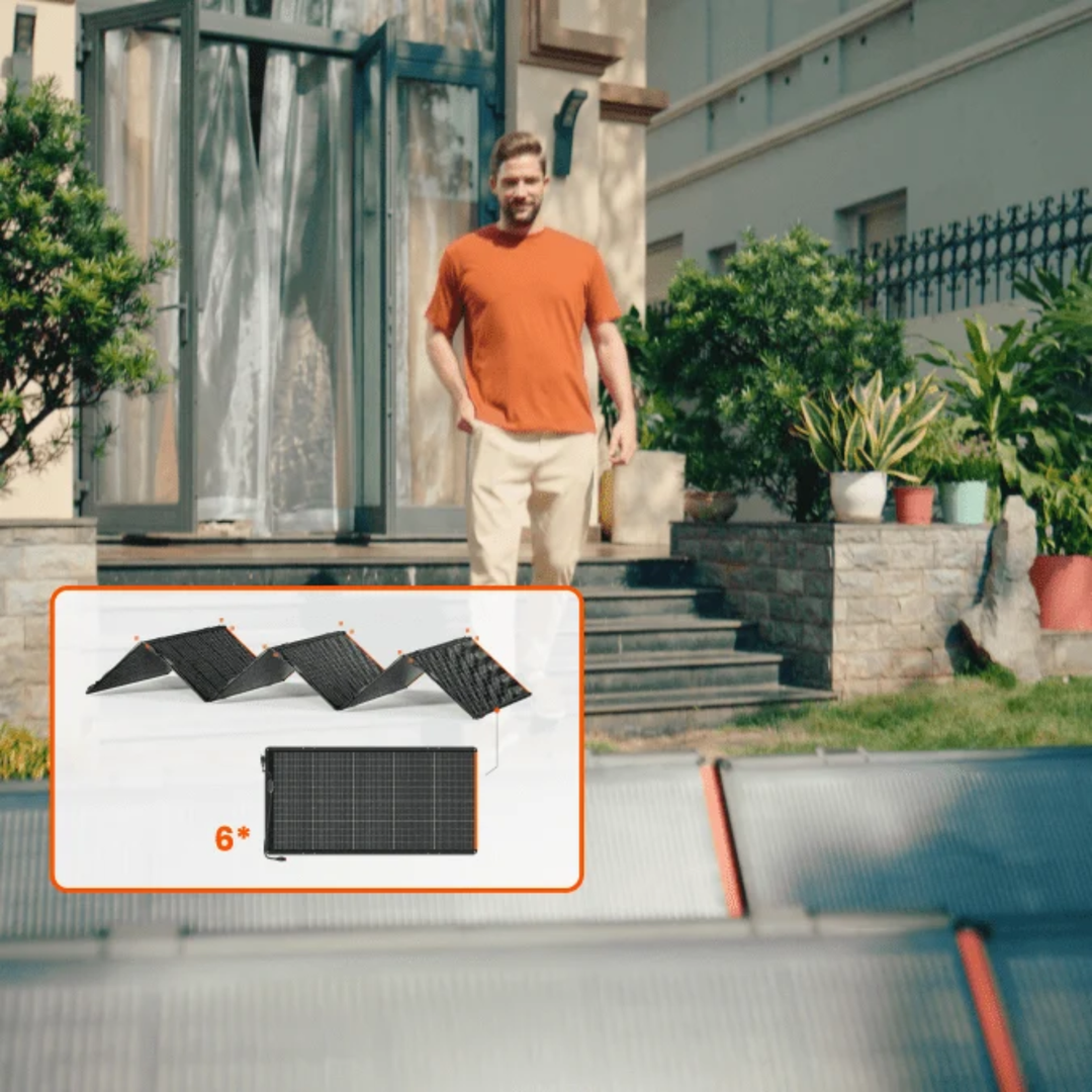 Jackery Explorer 2000 Plus Power Station 2042.8 Wh + SolarSaga 500 X Solar Panel