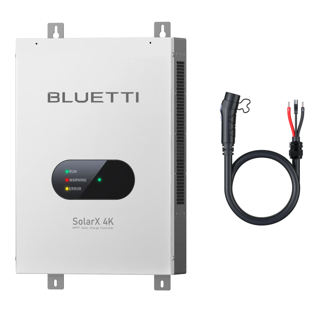 BLUETTI Apex 300 With SolarX 4K MPPT Solar Charging Controller With P090D Cable
