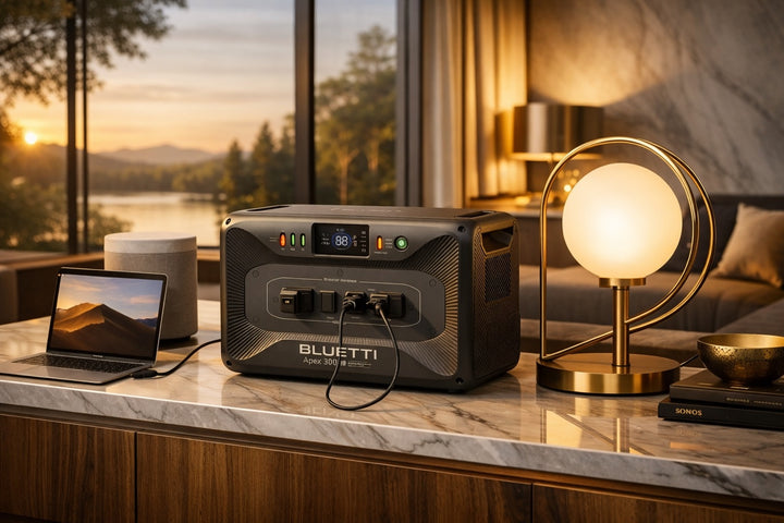 Bluetti Apex 300 Portable Power Station 2765Wh — Remote Power, RV Ready, Storm Backup