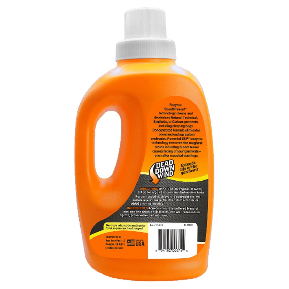 Dead Down Wind Laundry Detergent Unscented Odor Eliminating Eco Friendly 40 oz
