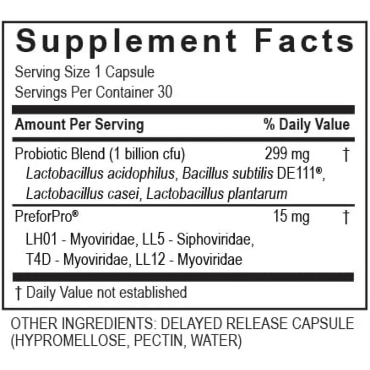 Transformation Enzymes TPP Transbiotic Probiotic Supplement Support 30 Capsules - POWER FIT SHOP — Powering Preparedness, Health &amp; Home