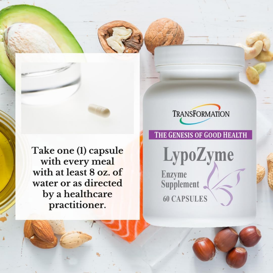 Transformation Enzymes LypoZyme Supports Healthy Fat Digestion 60 Capsules