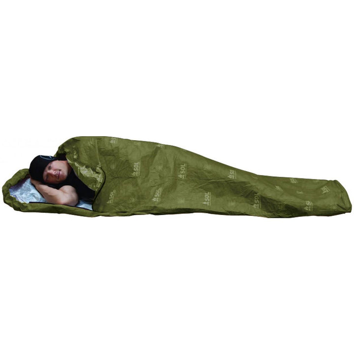 Survive Outdoors Longer Escape Bivvy OD Green Lightweight Emergency Shelter