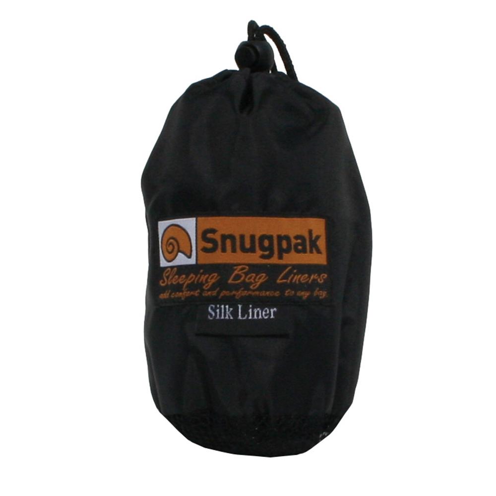 Chattanooga Snugpak Thermalon Silk Mix sleeping bag liner in black, lightweight and soft for added warmth and comfort.