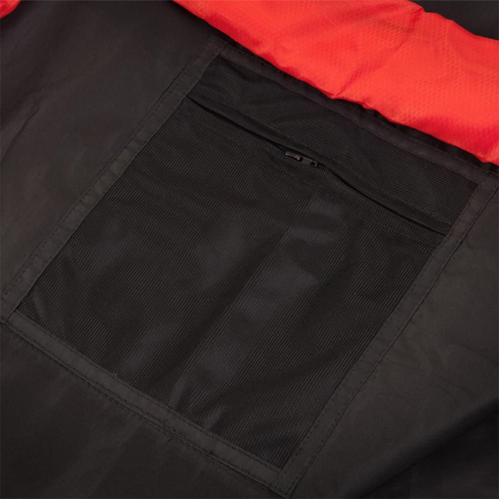Chattanooga Snugpak lightweight flame red sleeping bag roll-away mosquito net designed for outdoor camping and protection.