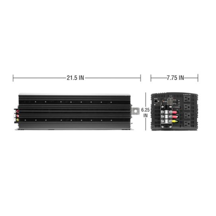 Wagan Corporation 10000W Modified Sine Wave Power Inverter with Remote 3748