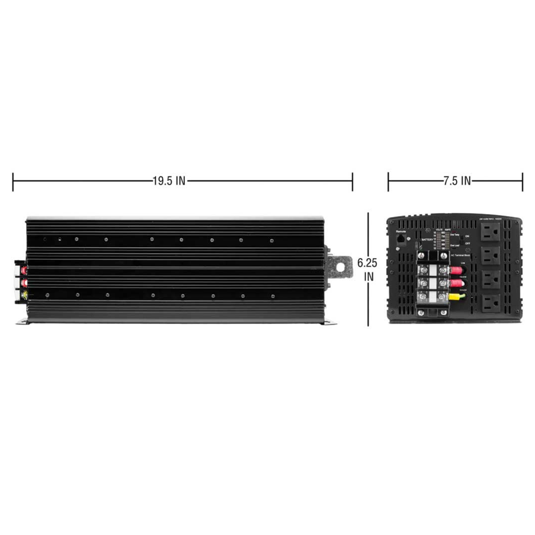 Wagan Corporation 8000W Modified Sine Wave Power Inverter Heavy Duty 3746
