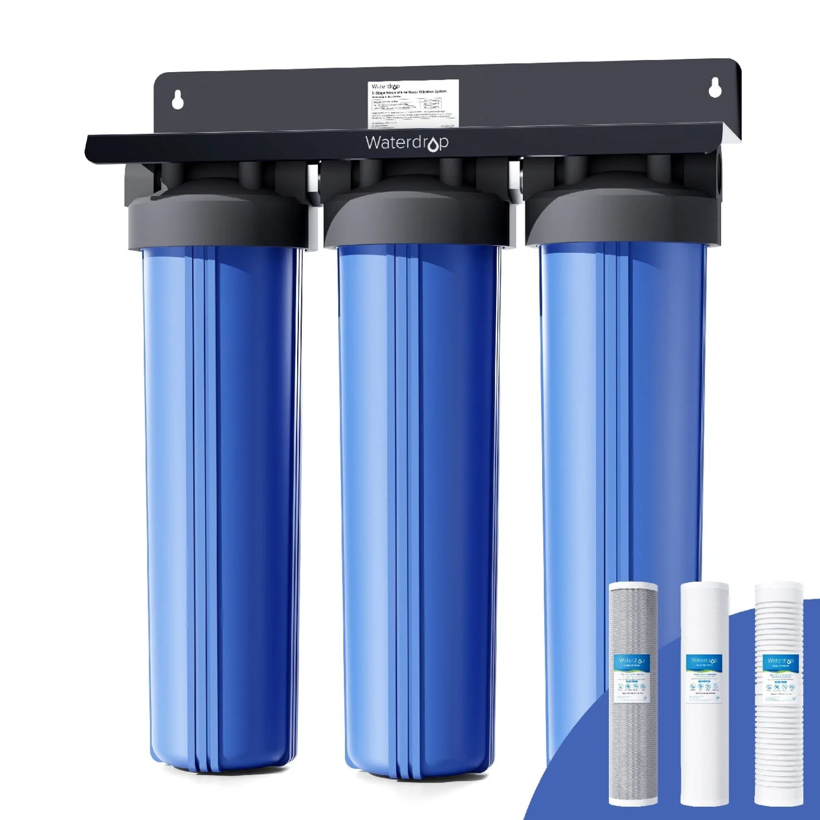 Waterdrop 3-Stage Whole House Water Filter 