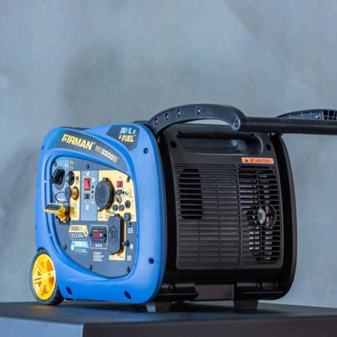 Firman Generators 3300 Watt Dual Fuel Portable Inverter Generator Electric Start - POWER FIT SHOP — Powering Preparedness, Health &amp; Home