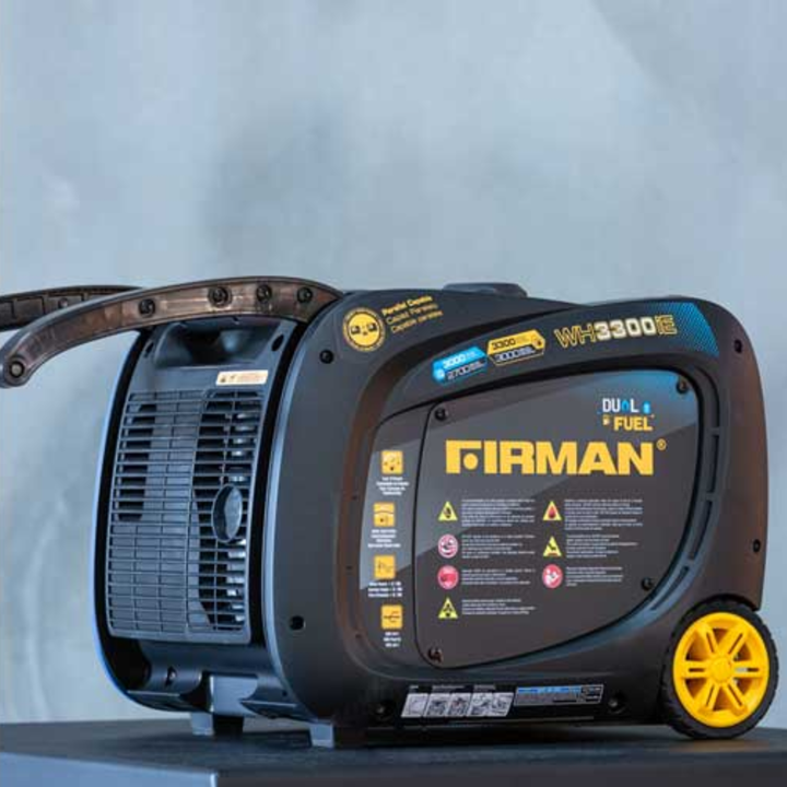 Firman Generators 3300 Watt Dual Fuel Portable Inverter Generator Electric Start - POWER FIT SHOP — Powering Preparedness, Health &amp; Home