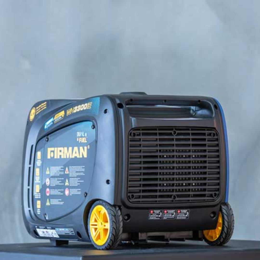 Firman Generators 3300 Watt Dual Fuel Portable Inverter Generator Electric Start - POWER FIT SHOP — Powering Preparedness, Health &amp; Home
