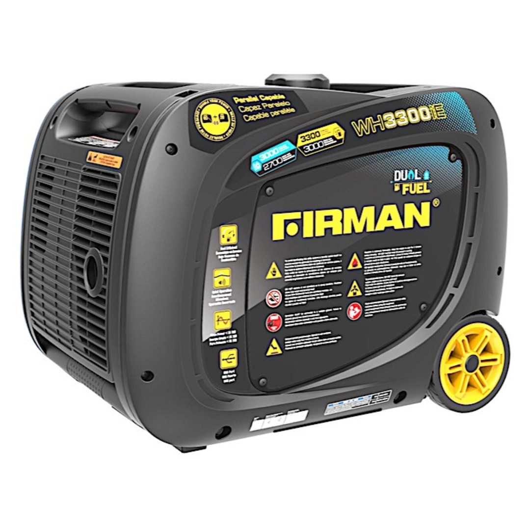 Firman Generators 3300 Watt Dual Fuel Portable Inverter Generator Electric Start - POWER FIT SHOP — Powering Preparedness, Health &amp; Home