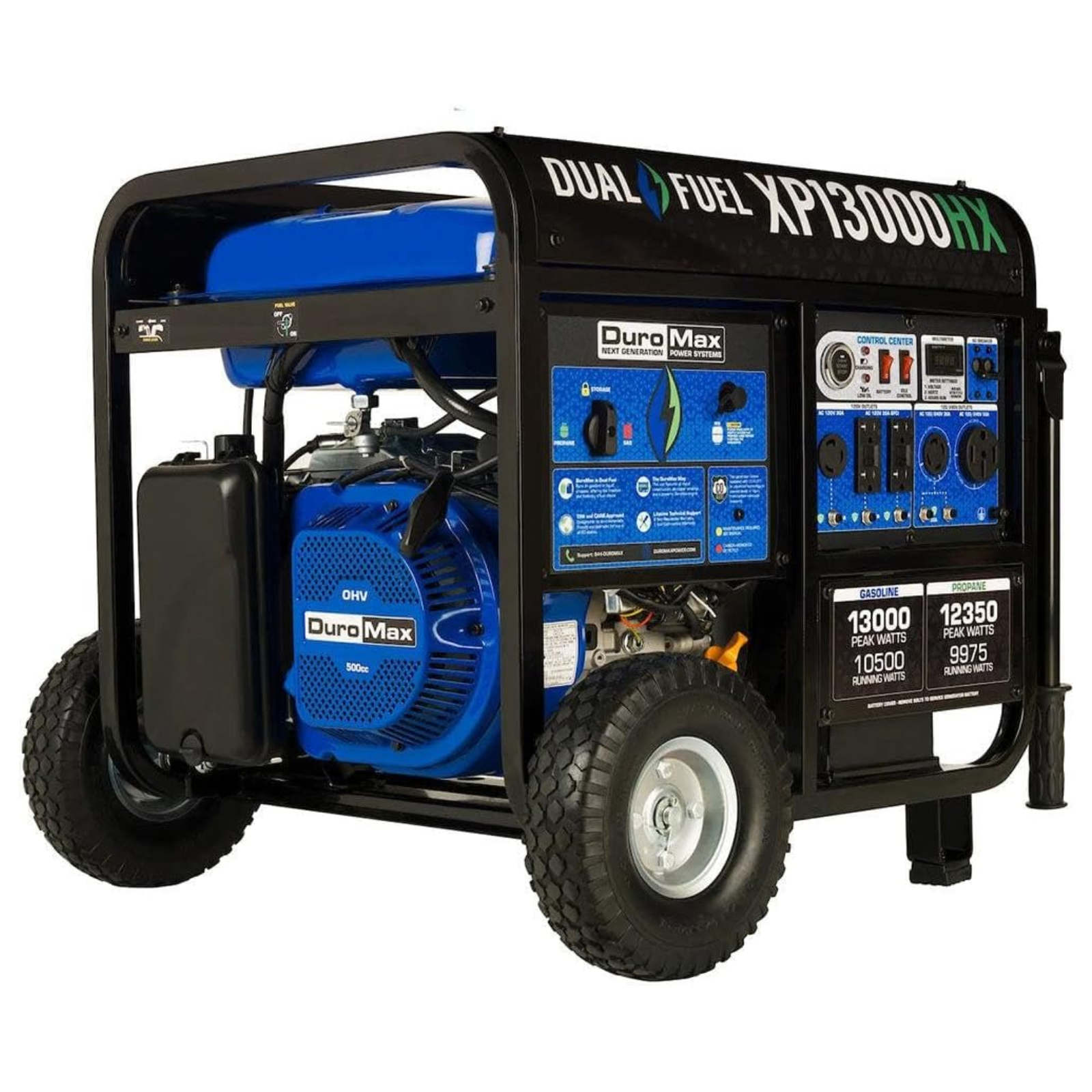 DuroMax XP13000HX 13000 Watt Dual Fuel Portable Generator Home Backup Power - POWER FIT SHOP — Powering Preparedness, Health & Home