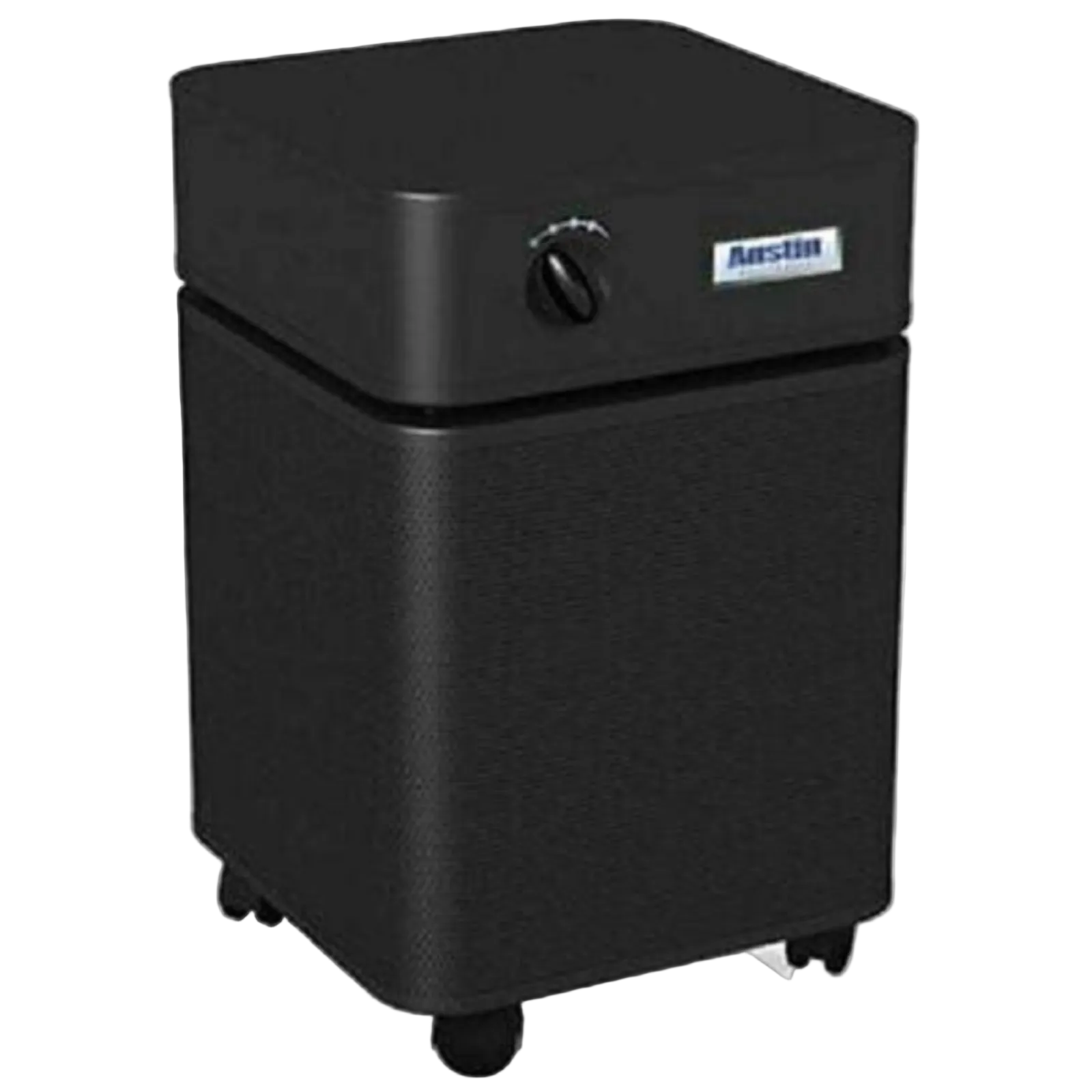 Austin Air HealthMate HEPA Standard Cleaner Black B400B1 with new label, designed for effective air purification.