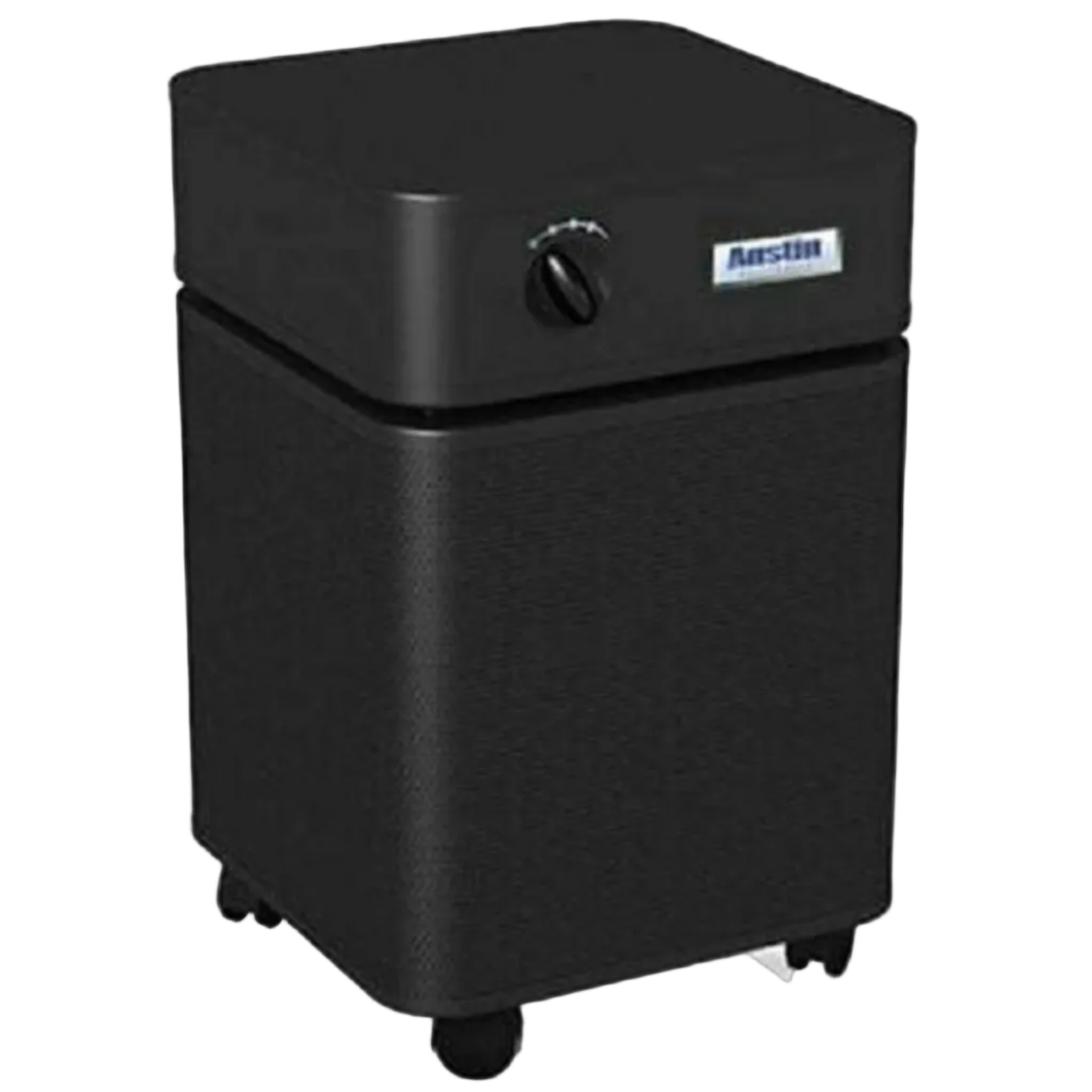 Austin Air HEPA Bedroom Machine HM402 Black air purifier with wheels for easy mobility