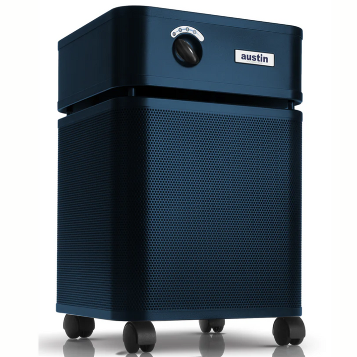 Austin Air HealthMate Plus Standard 220V Home Air Purifier HM450 Midnight Blue