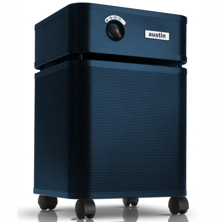 Austin Air HealthMate HM400 Air Purifier 220V 4 Stage Filtration Midnight Blue