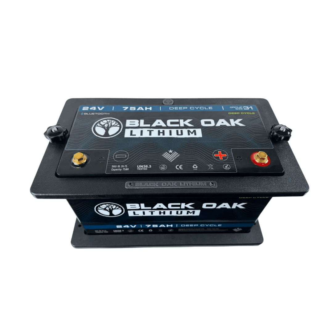 Black Oak Lithium Group 31 Starboard Battery Tray - POWER FIT SHOP — Powering Preparedness, Health &amp; Home