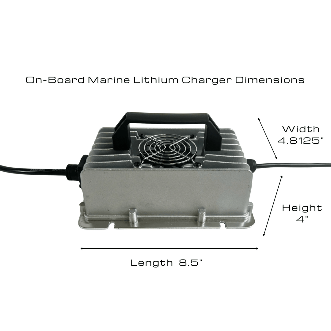Black Oak On - Board 36V 10A Marine Lithium Battery Charger - POWER FIT SHOP — Powering Preparedness, Health &amp; Home