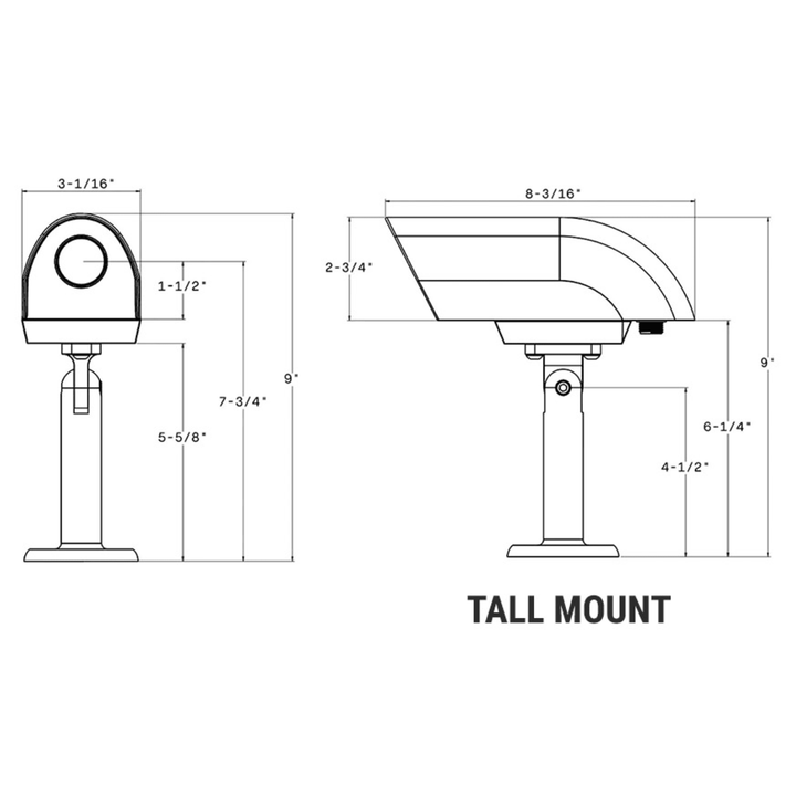 Black Oak LED Nitron XD Marine Night Vision Camera White Housing Tall Mount - POWER FIT SHOP — Powering Preparedness, Health &amp; Home