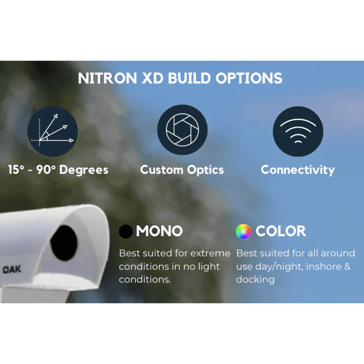 Black Oak LED Nitron XD Marine Night Vision Camera White Housing Tall Mount - POWER FIT SHOP — Powering Preparedness, Health &amp; Home