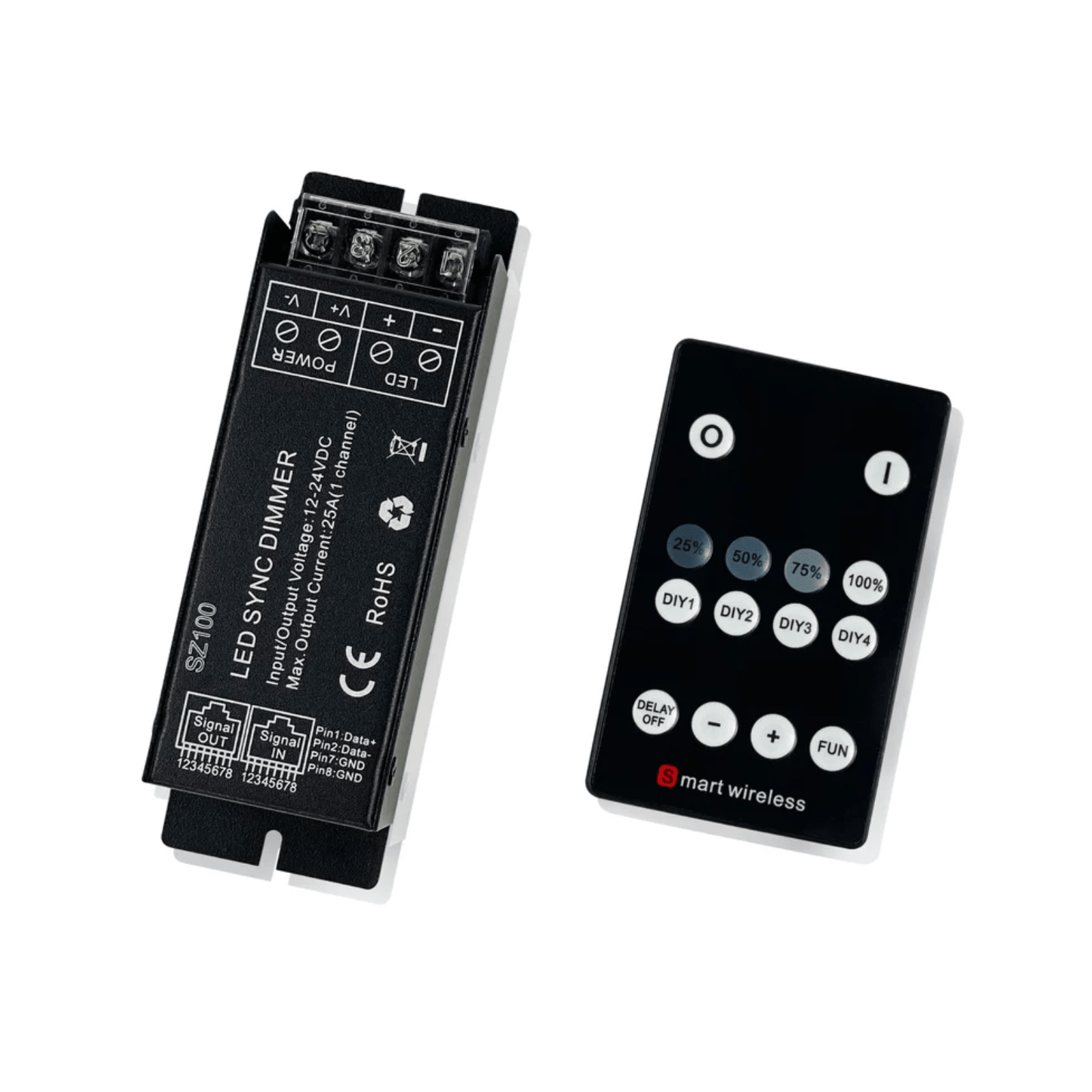 Black Oak LED RGB Controller With Wireless Remote New - POWER FIT SHOP — Powering Preparedness, Health & Home