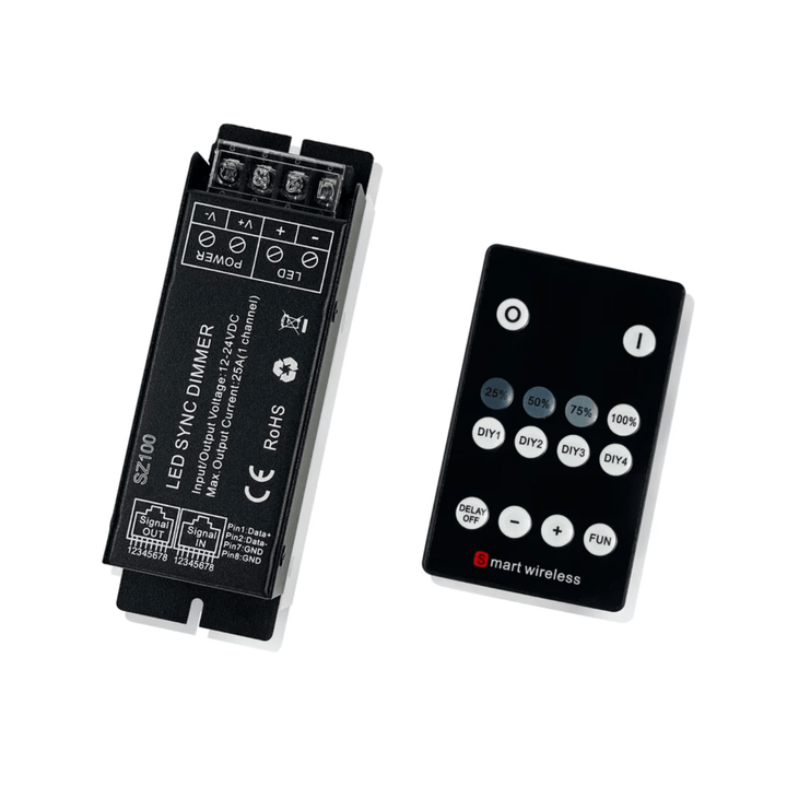 Black Oak LED RGB Controller With Wireless Remote New - POWER FIT SHOP — Powering Preparedness, Health &amp; Home