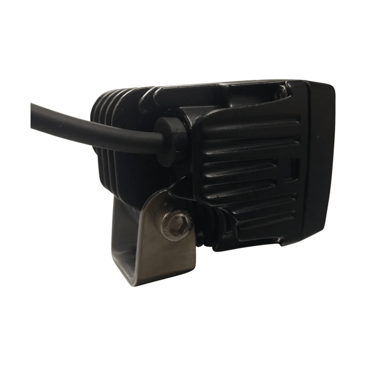 Black Oak LED 2-inch single-row scene light bar with black LED housing and scene optics for enhanced visibility.