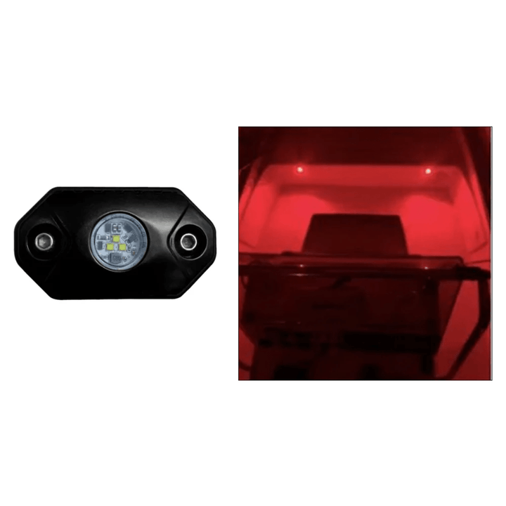 Black Oak LED Rock Accent Red Light 9W Black Housing 220 Raw Lumens - POWER FIT SHOP — Powering Preparedness, Health &amp; Home