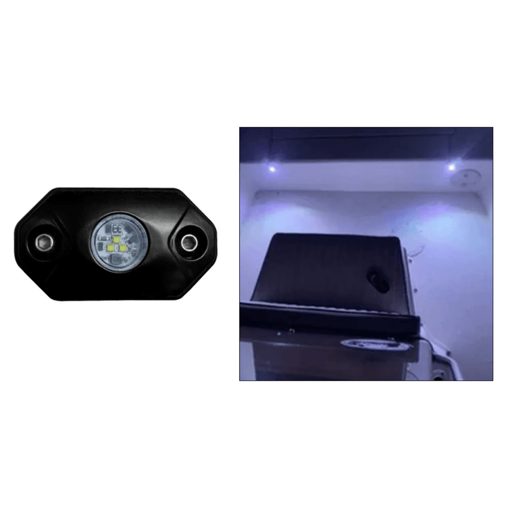 Black Oak LED Rock Accent White Light 9W Black Housing 495 Raw Lumens - POWER FIT SHOP — Powering Preparedness, Health &amp; Home