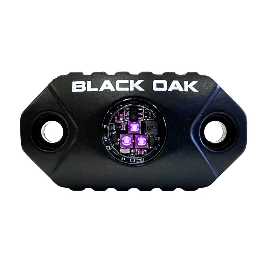 Black Oak LED Ultraviolet UV Rock Lights Accent UV LED Black Housing